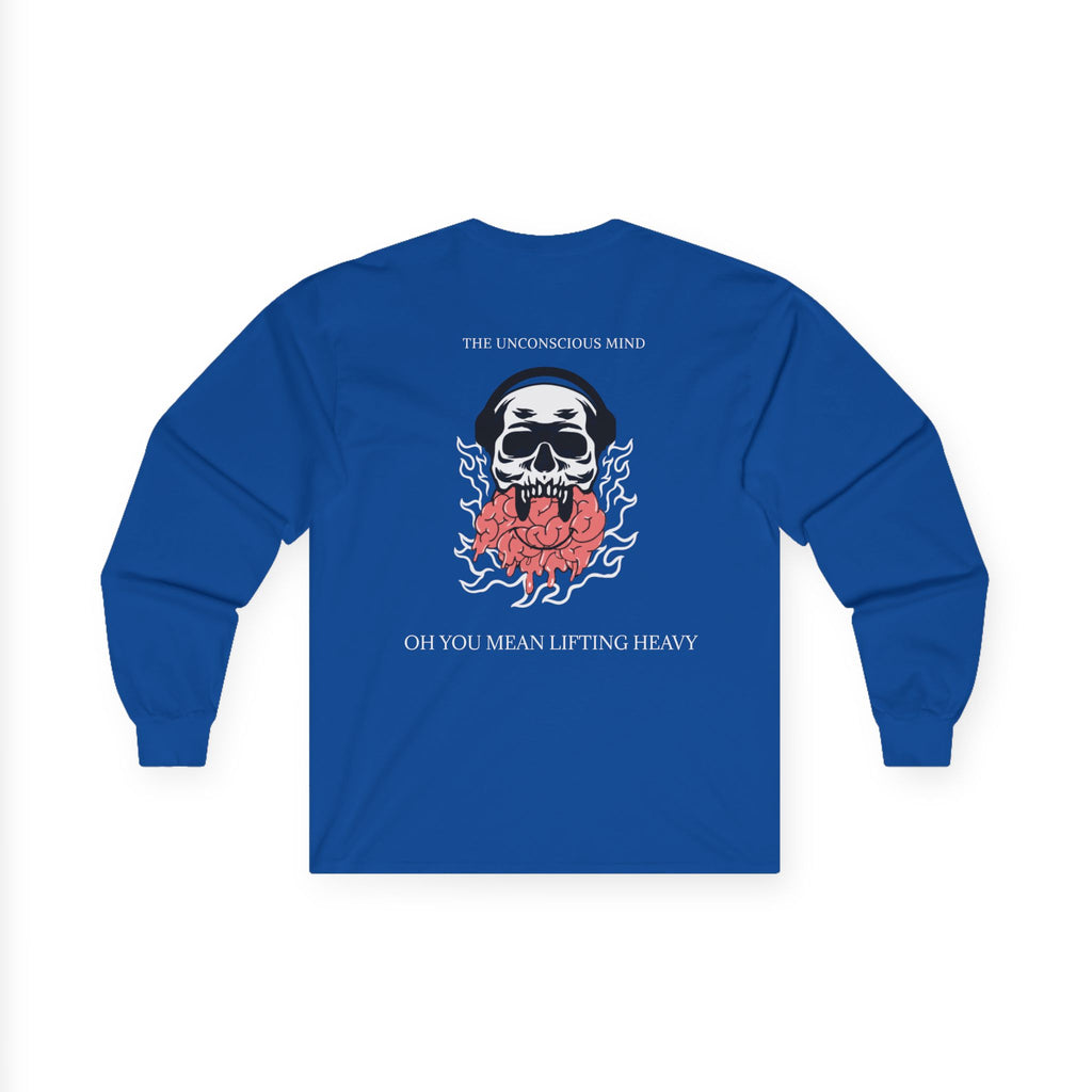 Therapy Skull Long Sleeve Unisex Cotton Shirt