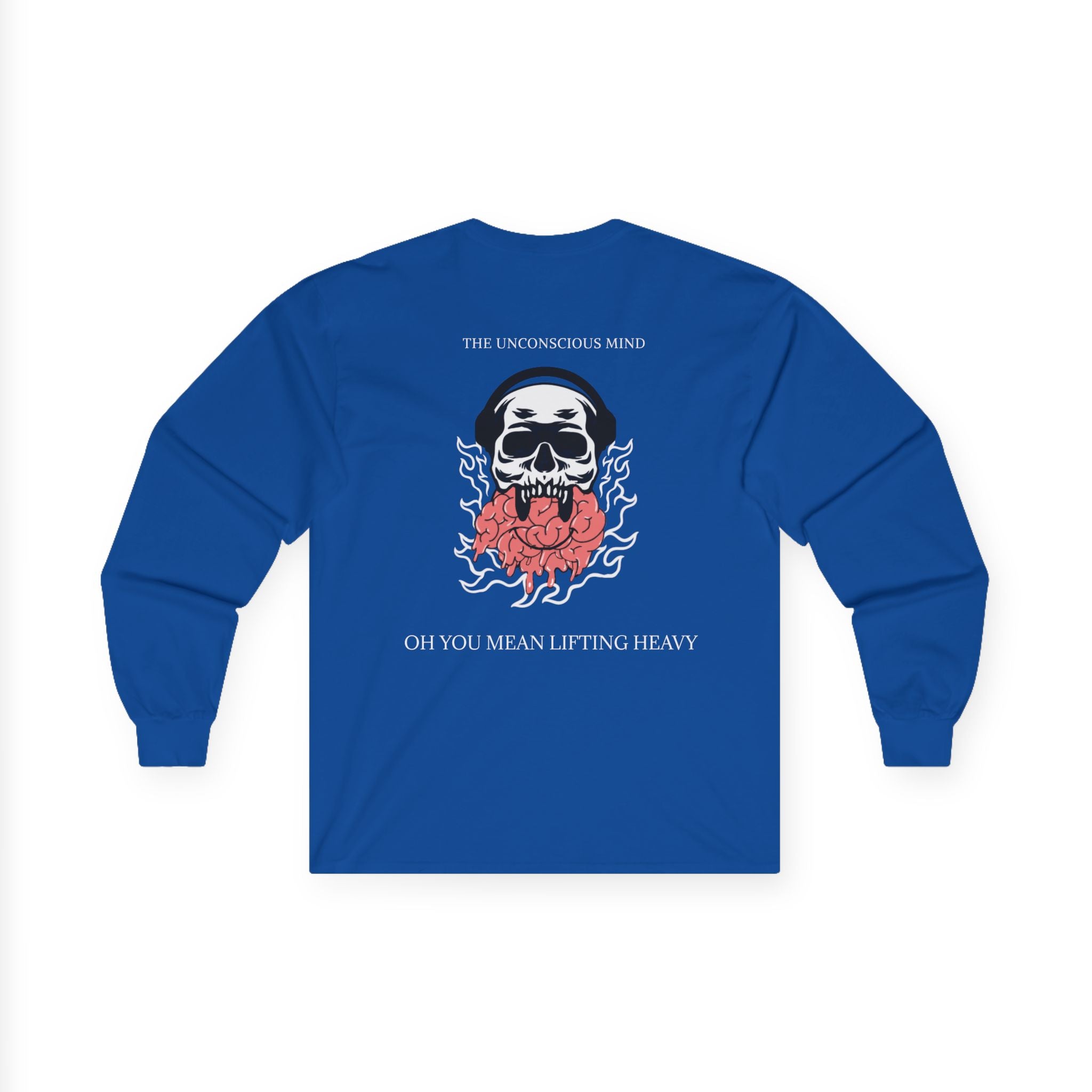 Therapy Skull Long Sleeve Unisex Cotton Shirt