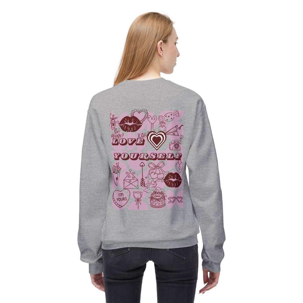 Love Yourself Fleece Crewneck Sweatshirt