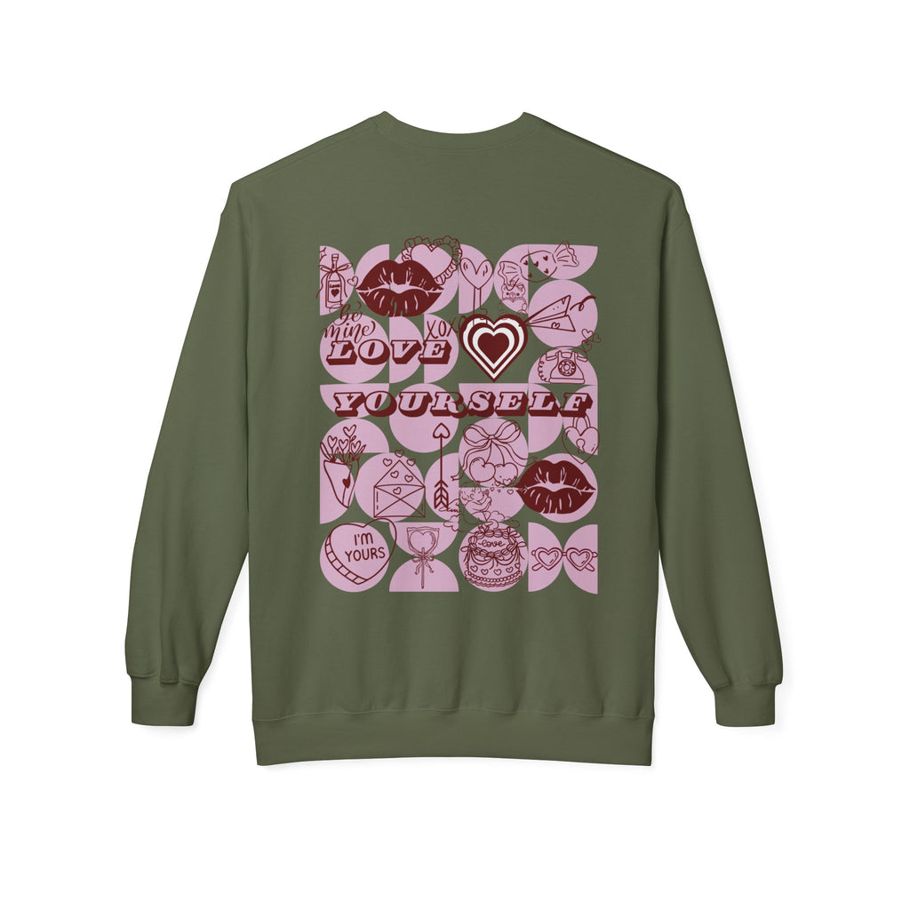 Love Yourself Fleece Crewneck Sweatshirt