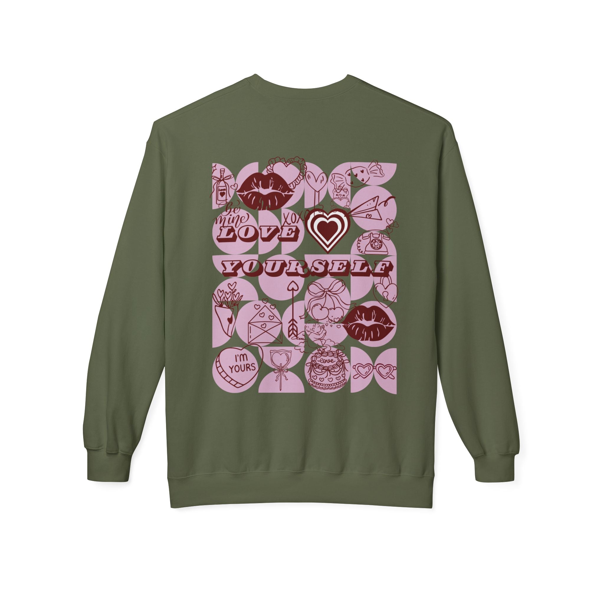 Love Yourself Fleece Crewneck Sweatshirt
