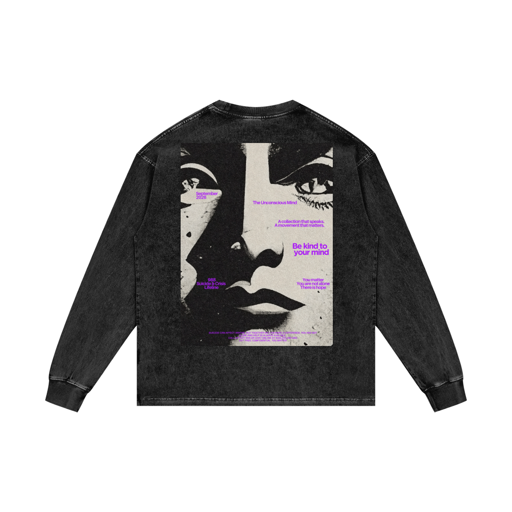 Look Closer Oversize Long Sleeve T-Shirt