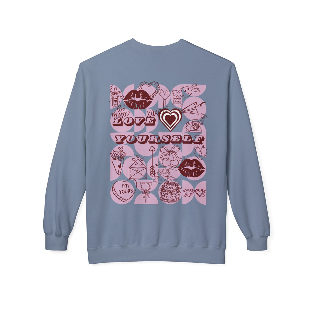 Love Yourself Fleece Crewneck Sweatshirt