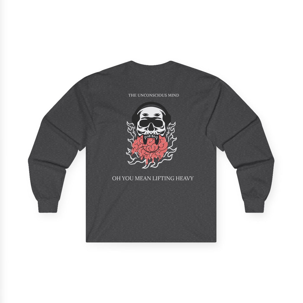 Therapy Skull Long Sleeve Unisex Cotton Shirt