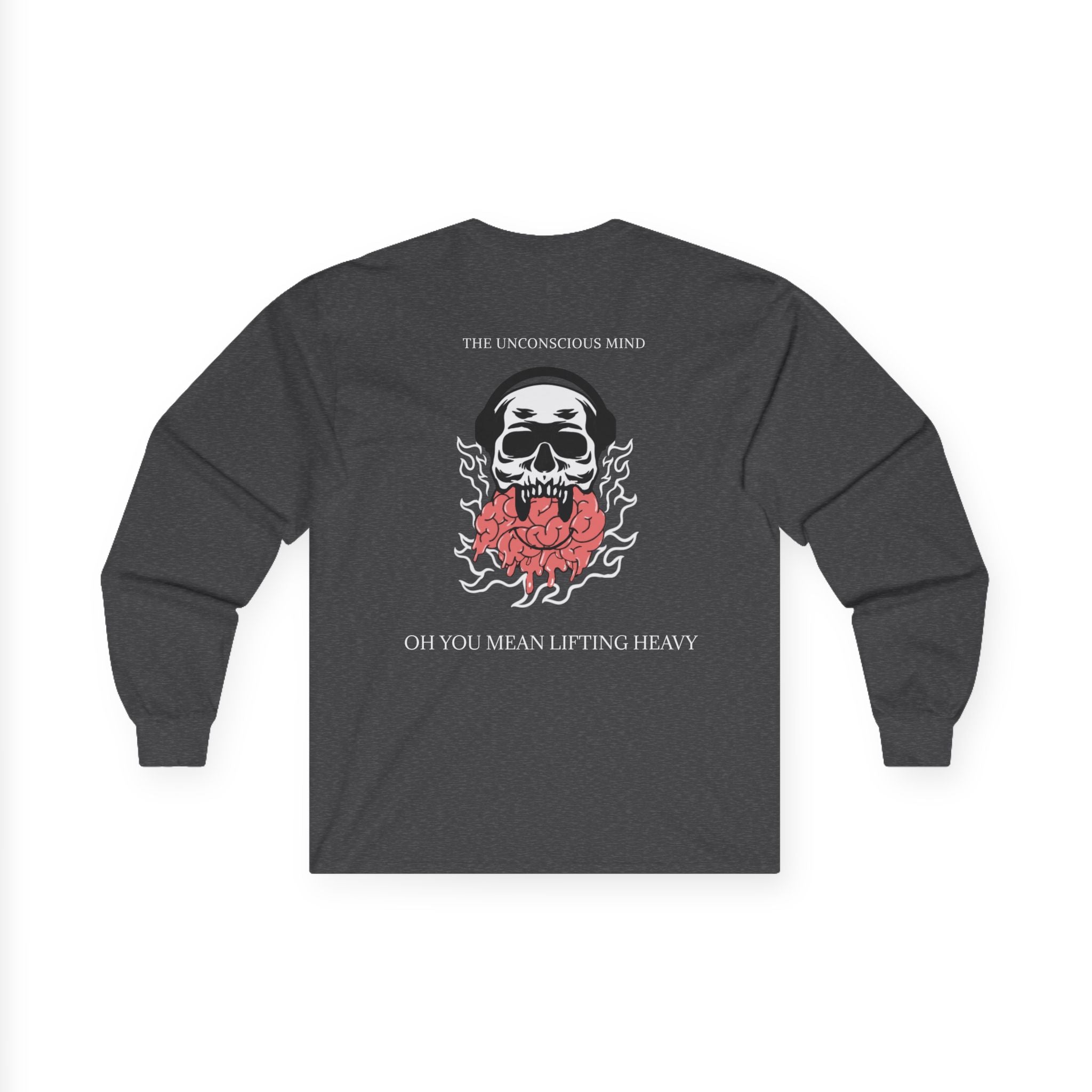 Therapy Skull Long Sleeve Unisex Cotton Shirt