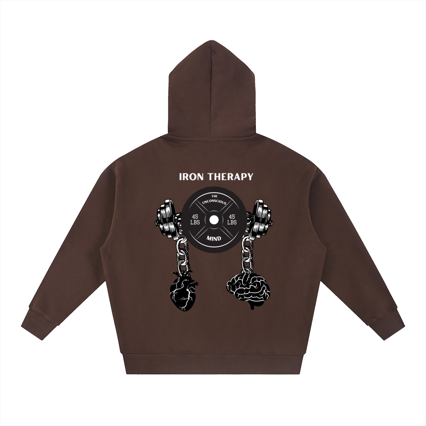 Iron Therapy Oversized Fleece Boxy Hoodie