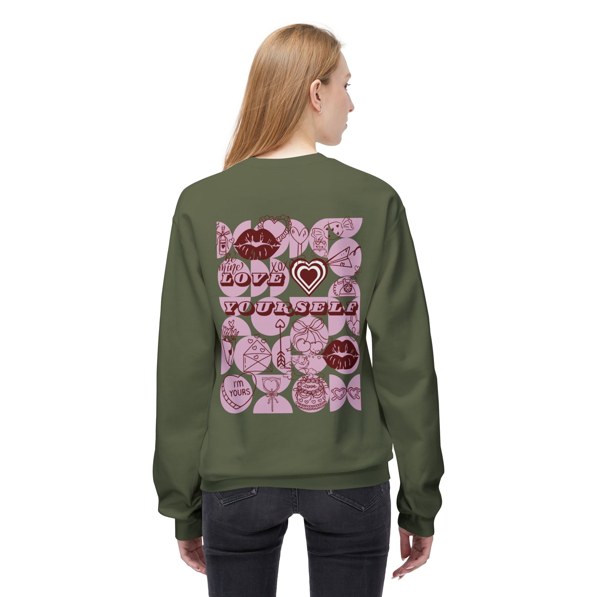 Love Yourself Fleece Crewneck Sweatshirt