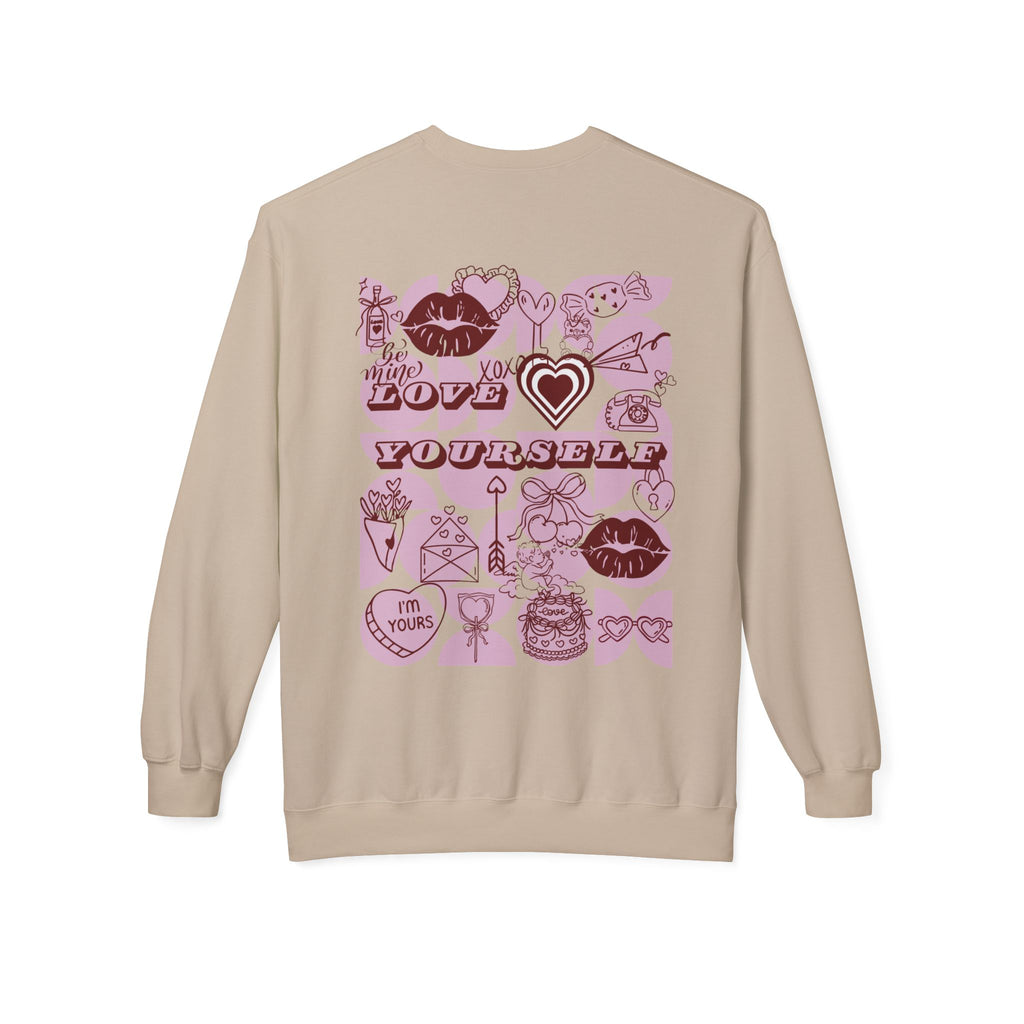 Love Yourself Fleece Crewneck Sweatshirt
