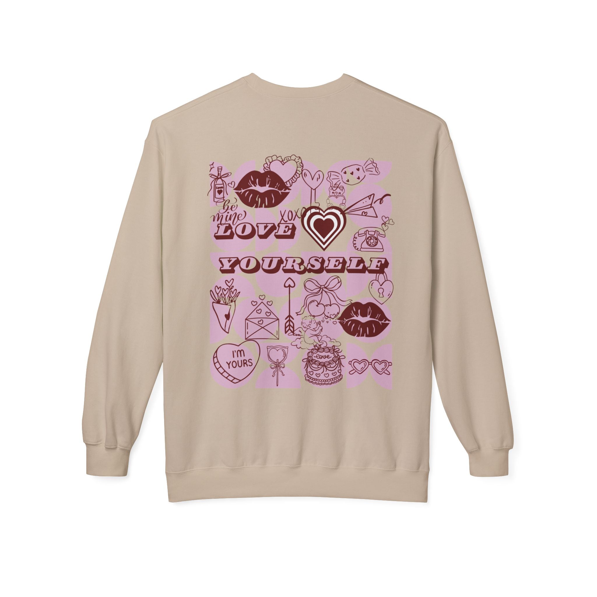 Love Yourself Fleece Crewneck Sweatshirt