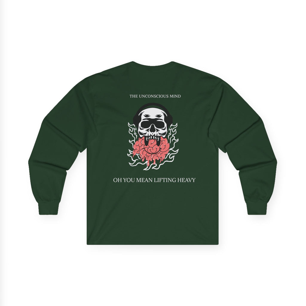 Therapy Skull Long Sleeve Unisex Cotton Shirt