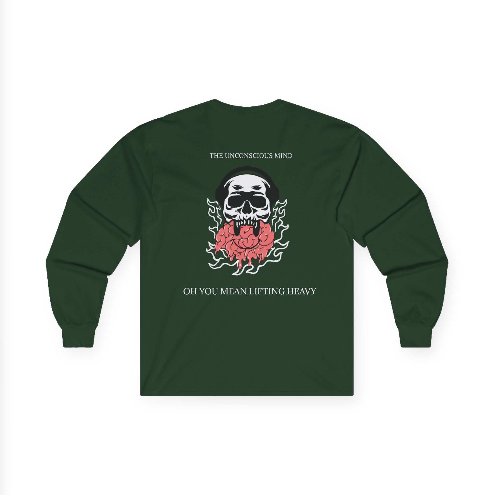 Therapy Skull Long Sleeve Unisex Cotton Shirt