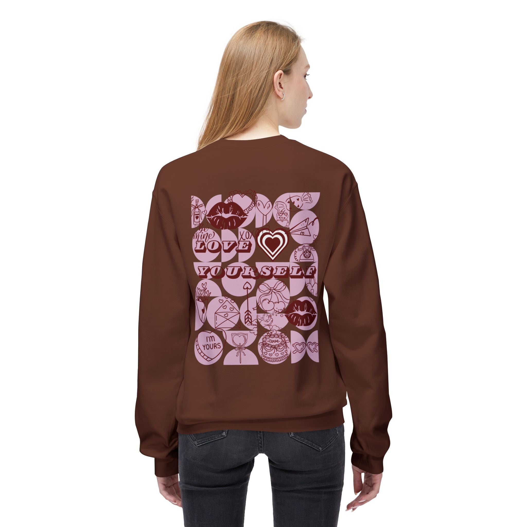 Love Yourself Fleece Crewneck Sweatshirt