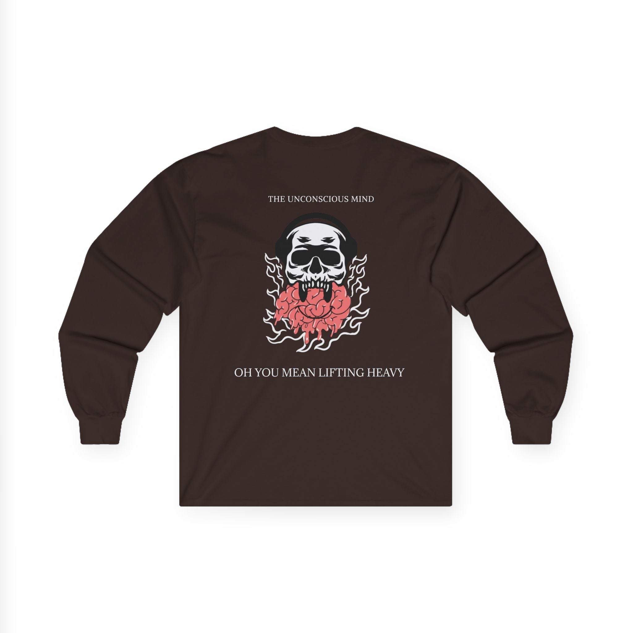 Therapy Skull Long Sleeve Unisex Cotton Shirt