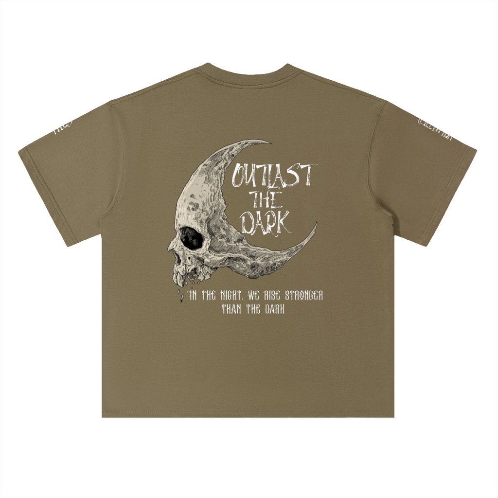 Outlast the Dark Drop Shoulder Cotton T-Shirt