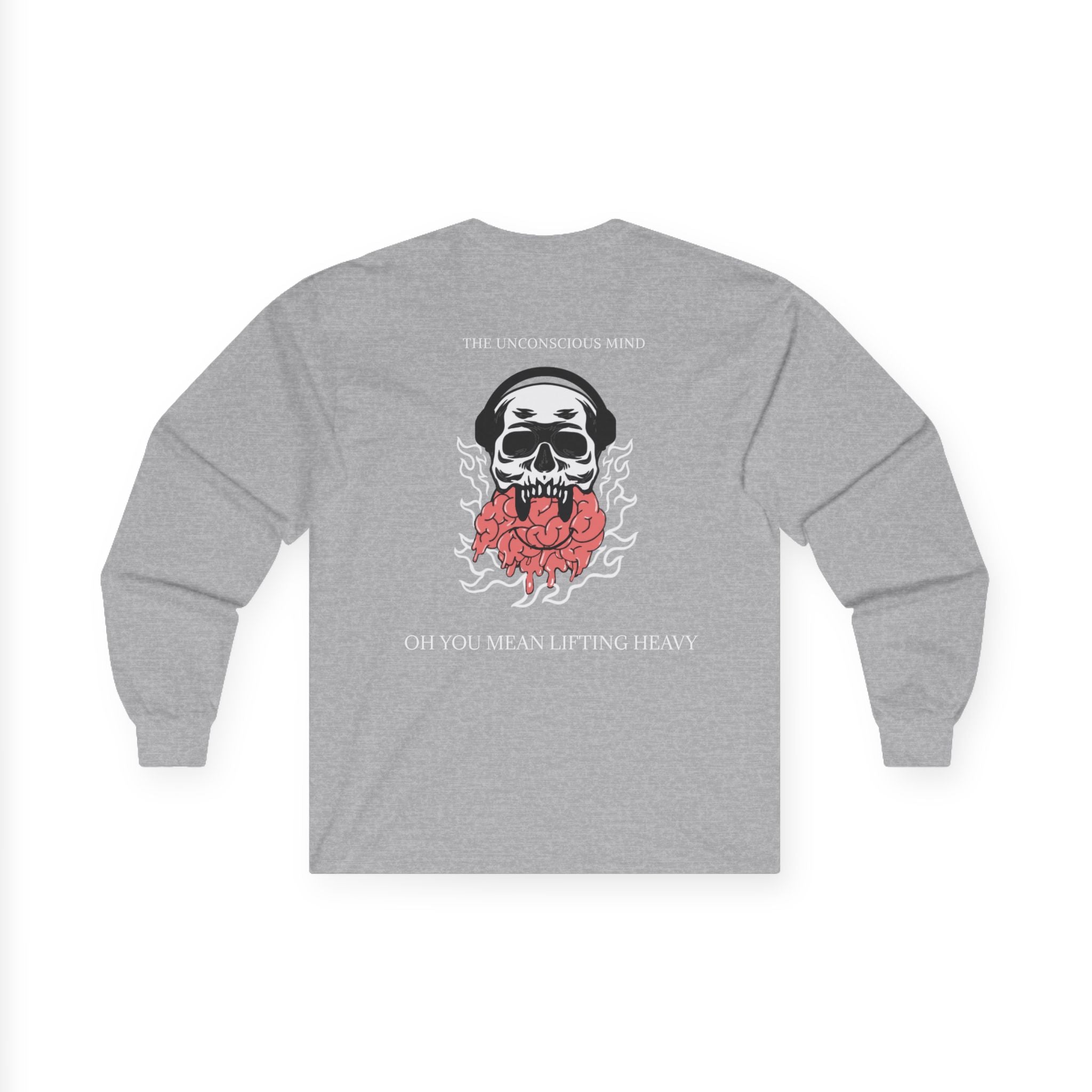 Therapy Skull Long Sleeve Unisex Cotton Shirt