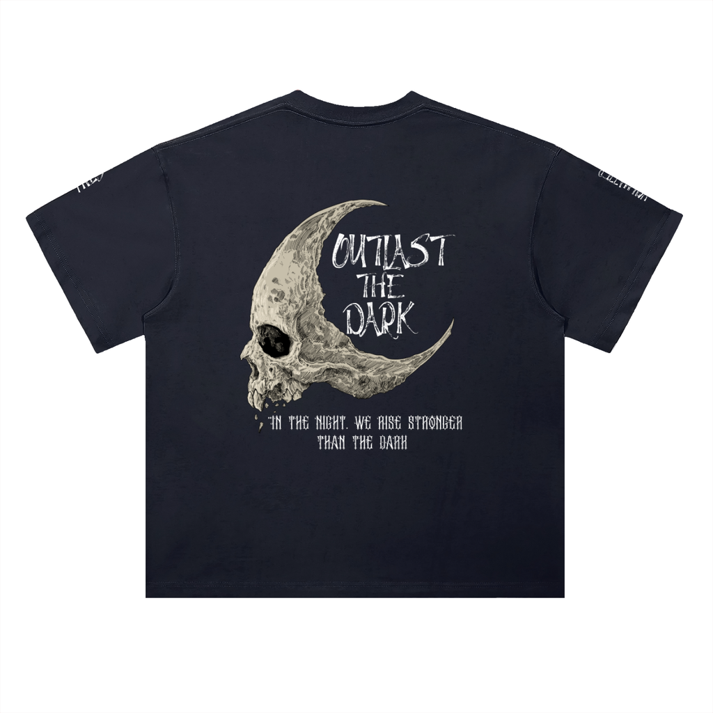 Outlast the Dark Drop Shoulder Cotton T-Shirt