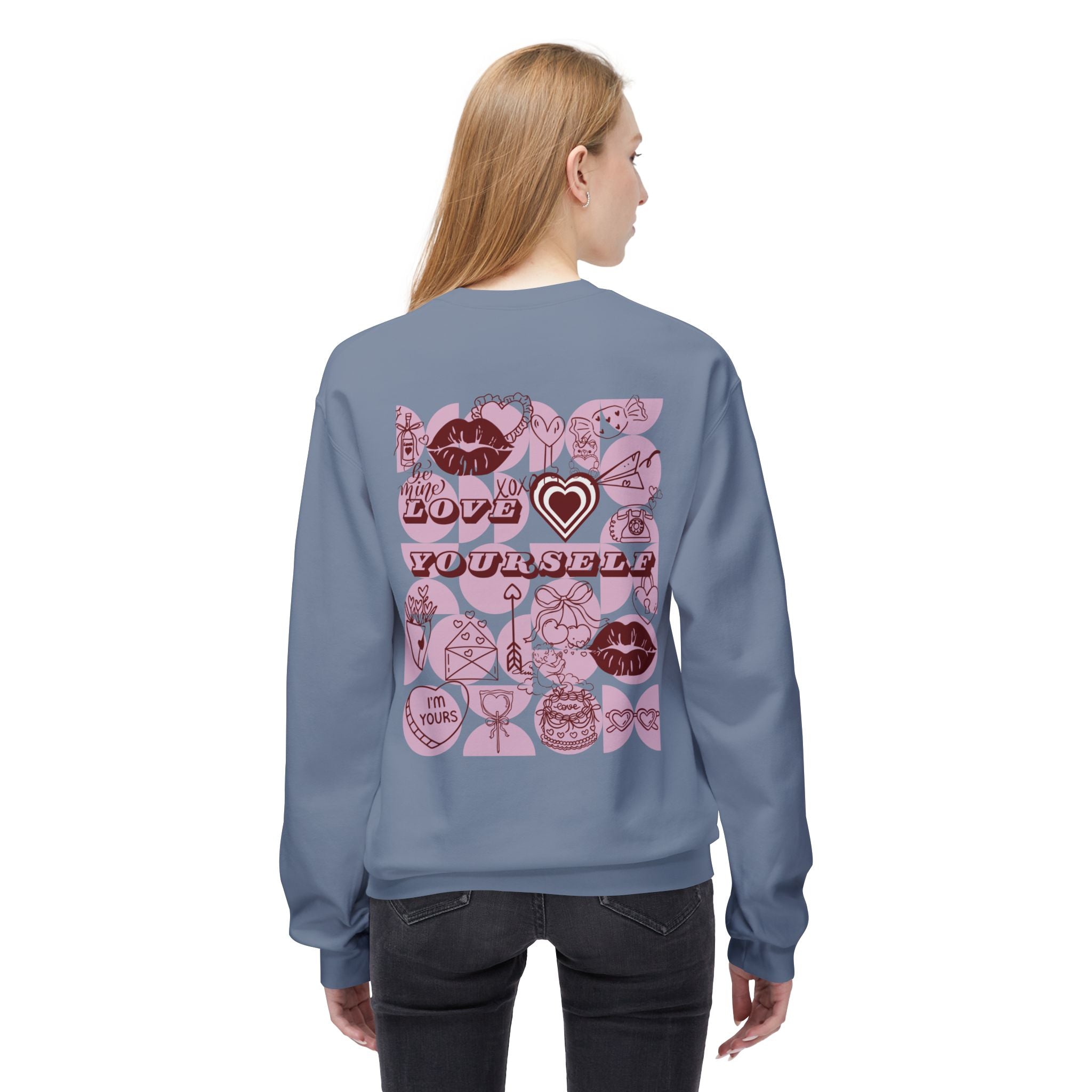 Love Yourself Fleece Crewneck Sweatshirt