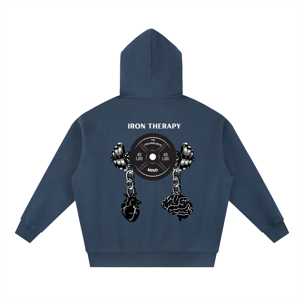 Iron Therapy Oversized Fleece Boxy Hoodie