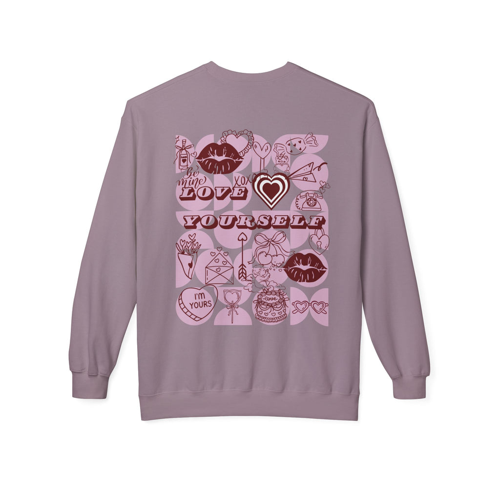 Love Yourself Fleece Crewneck Sweatshirt
