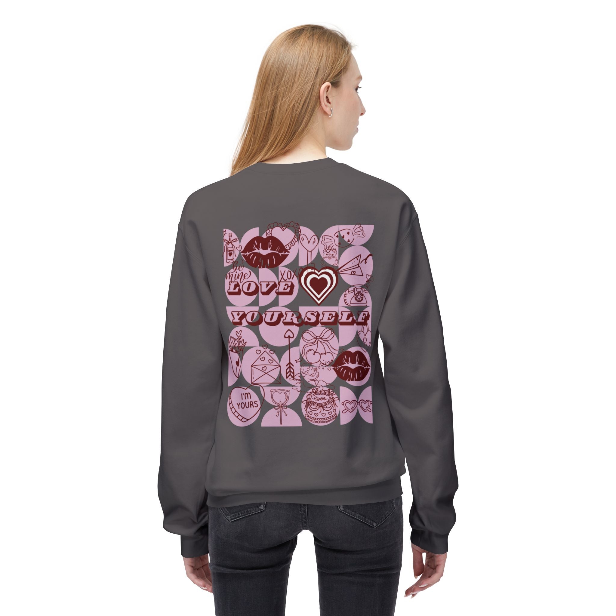 Love Yourself Fleece Crewneck Sweatshirt