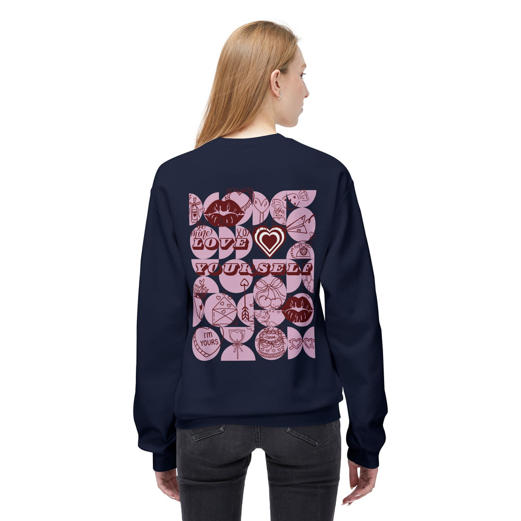 Love Yourself Fleece Crewneck Sweatshirt