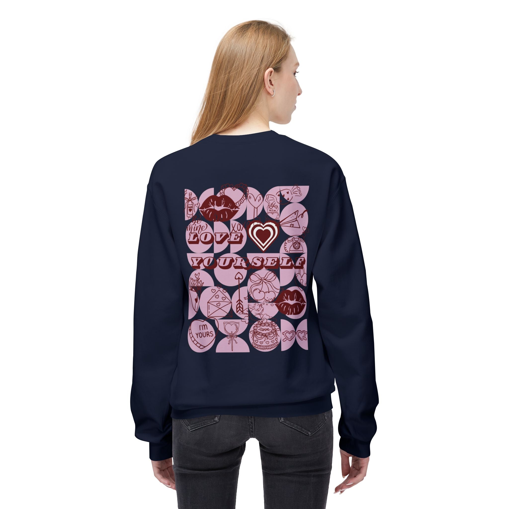 Love Yourself Fleece Crewneck Sweatshirt