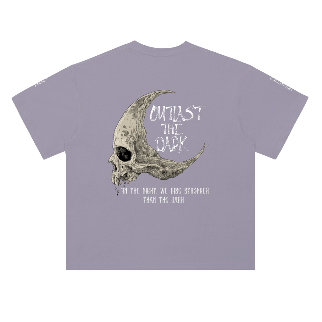 Outlast the Dark Drop Shoulder Cotton T-Shirt