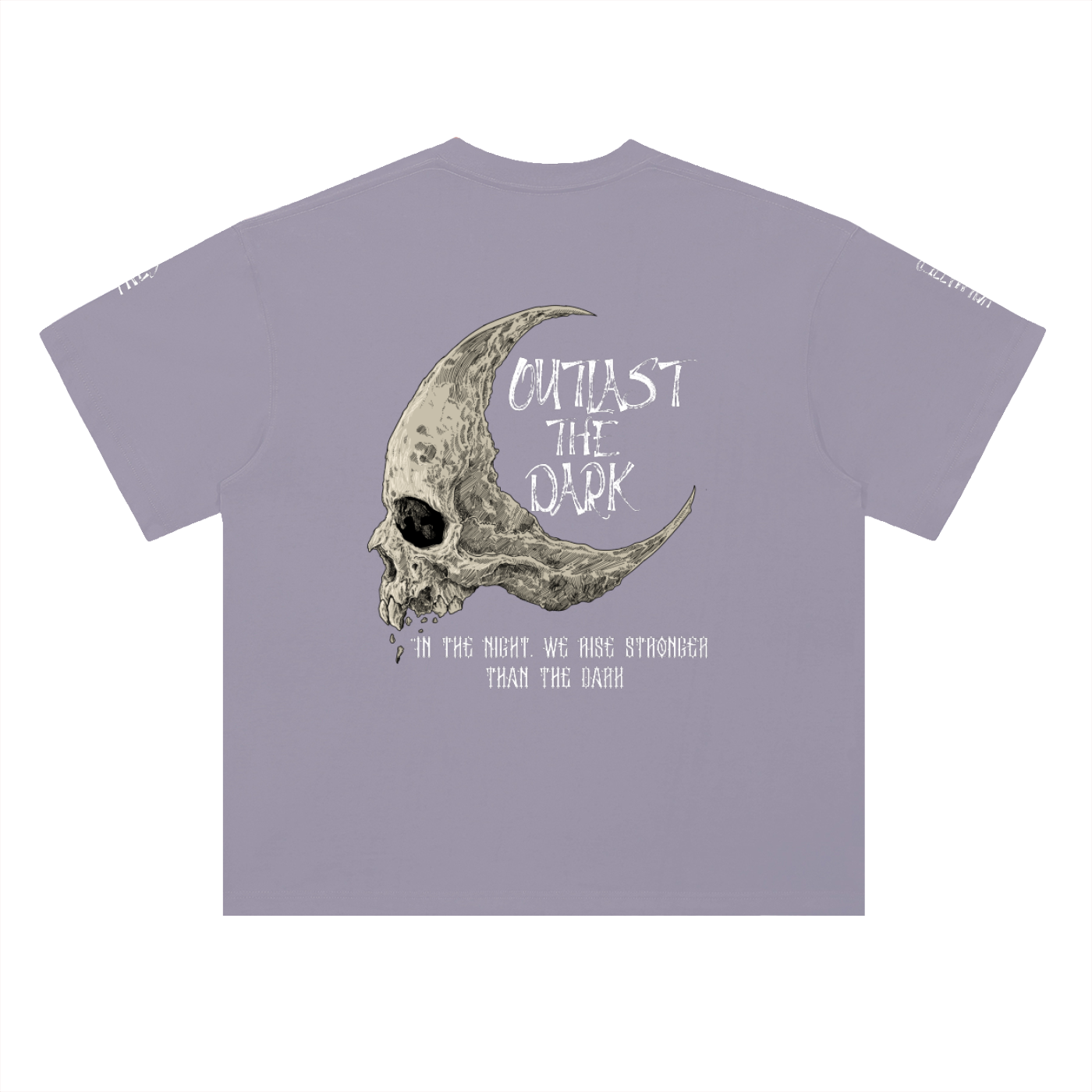 Outlast the Dark Drop Shoulder Cotton T-Shirt