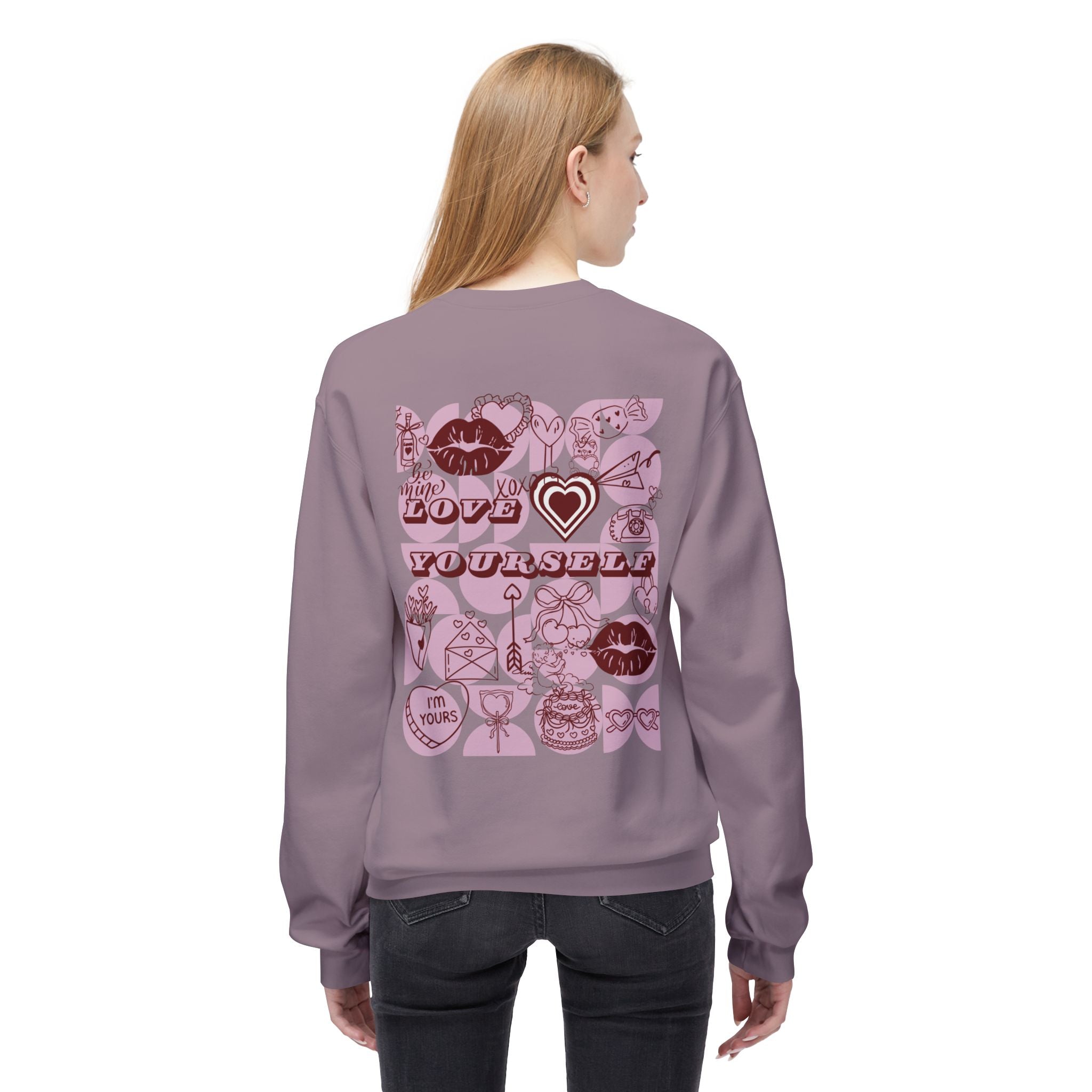 Love Yourself Fleece Crewneck Sweatshirt