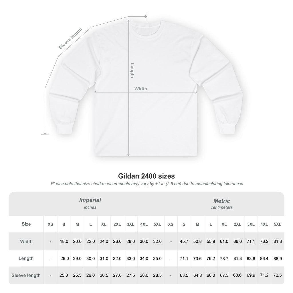 Therapy Skull Long Sleeve Unisex Cotton Shirt