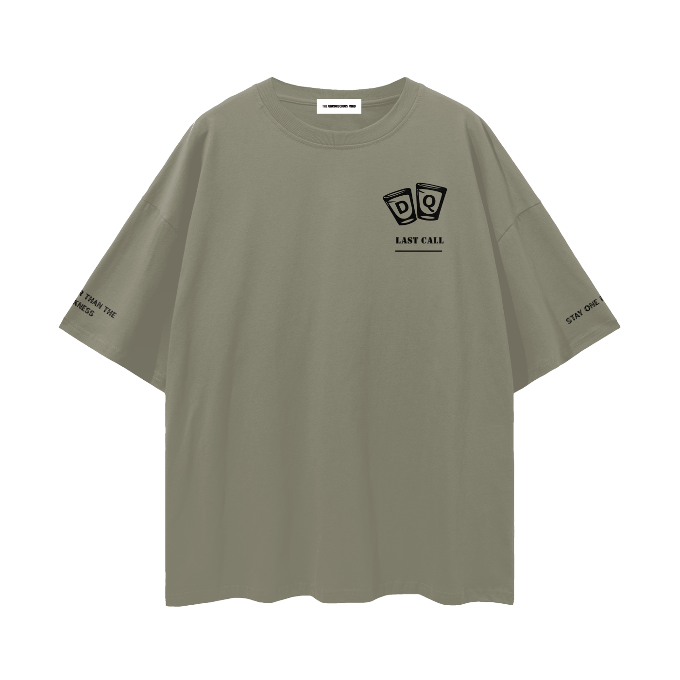 Last call for silence Drop Shoulder T-Shirt