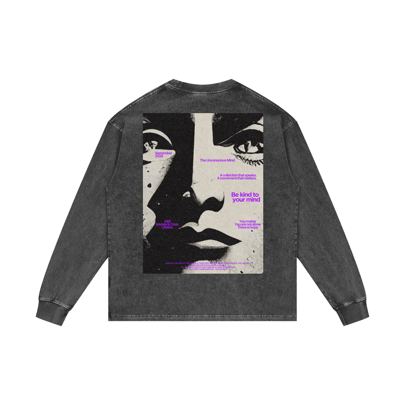 Look Closer Oversize Long Sleeve T-Shirt