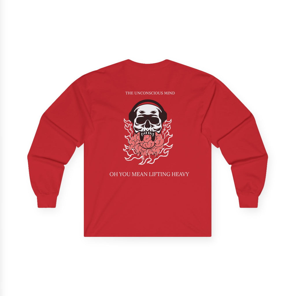 Therapy Skull Long Sleeve Unisex Cotton Shirt