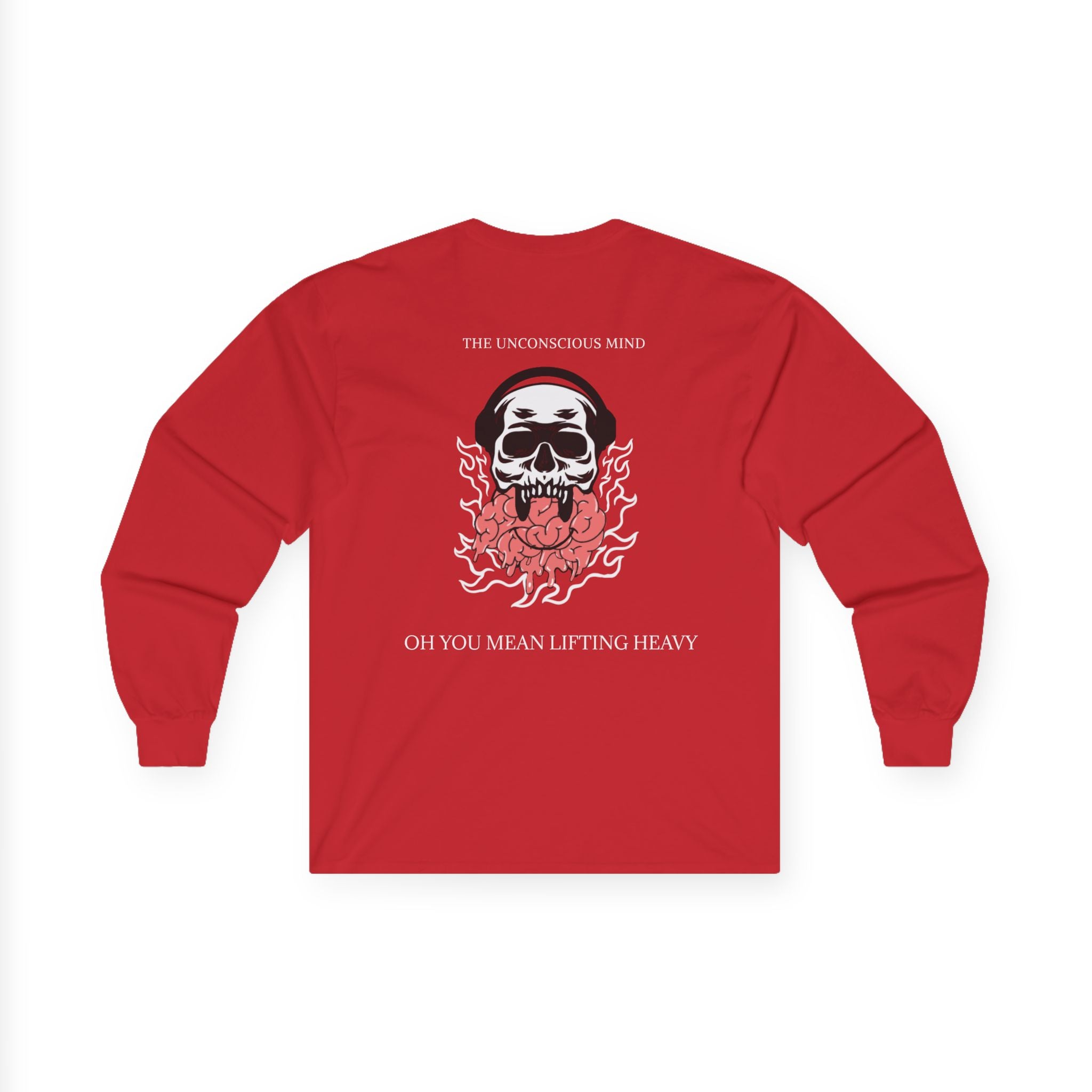 Therapy Skull Long Sleeve Unisex Cotton Shirt