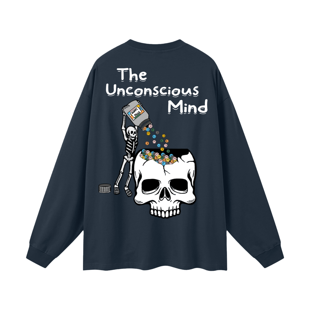 Happy Pills Oversized Unisex Long Sleeve T-Shirt