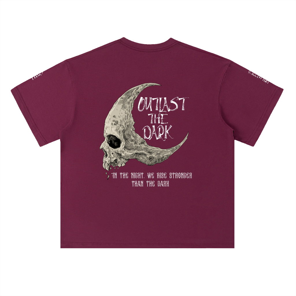 Outlast the Dark Drop Shoulder Cotton T-Shirt