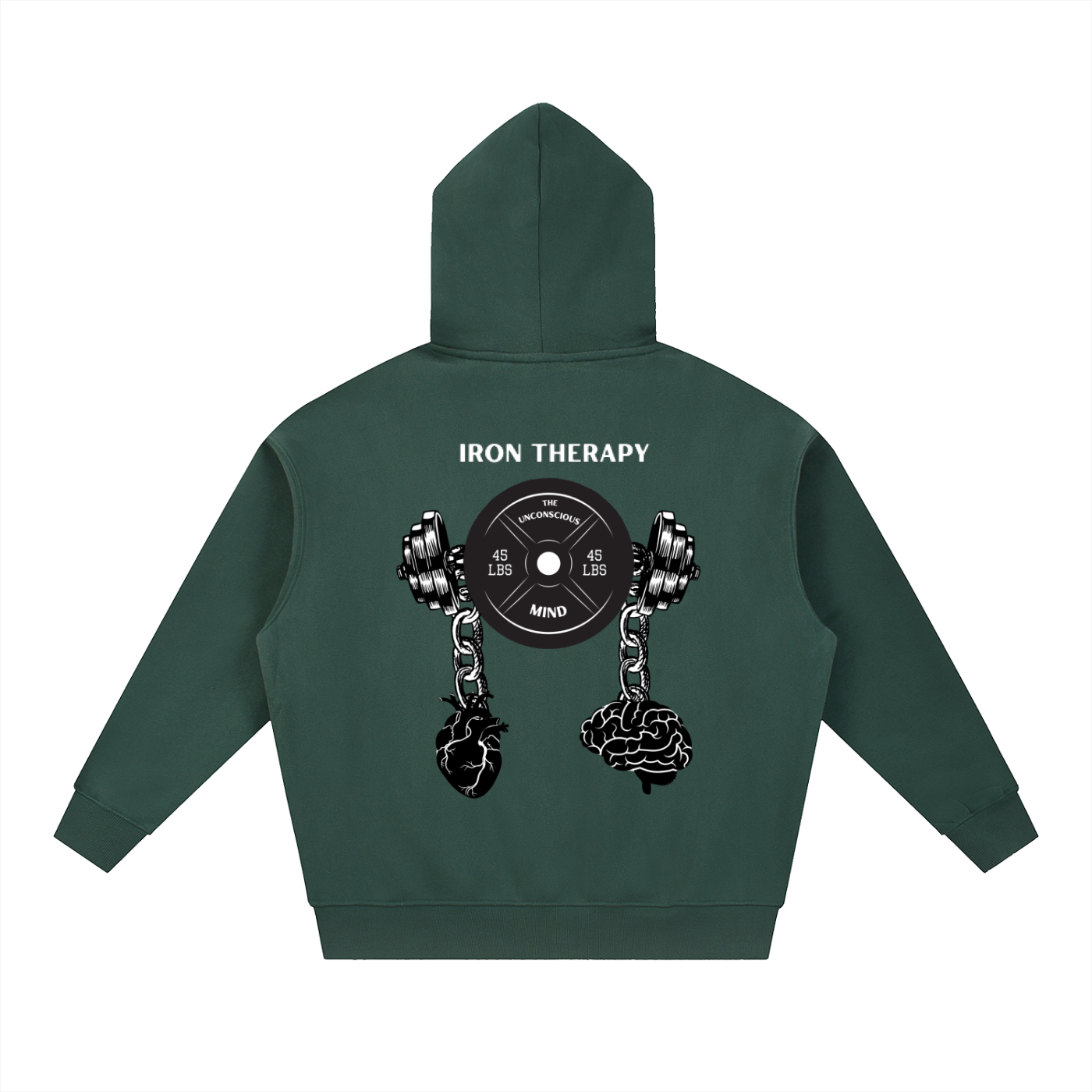 Iron Therapy Oversized Fleece Boxy Hoodie