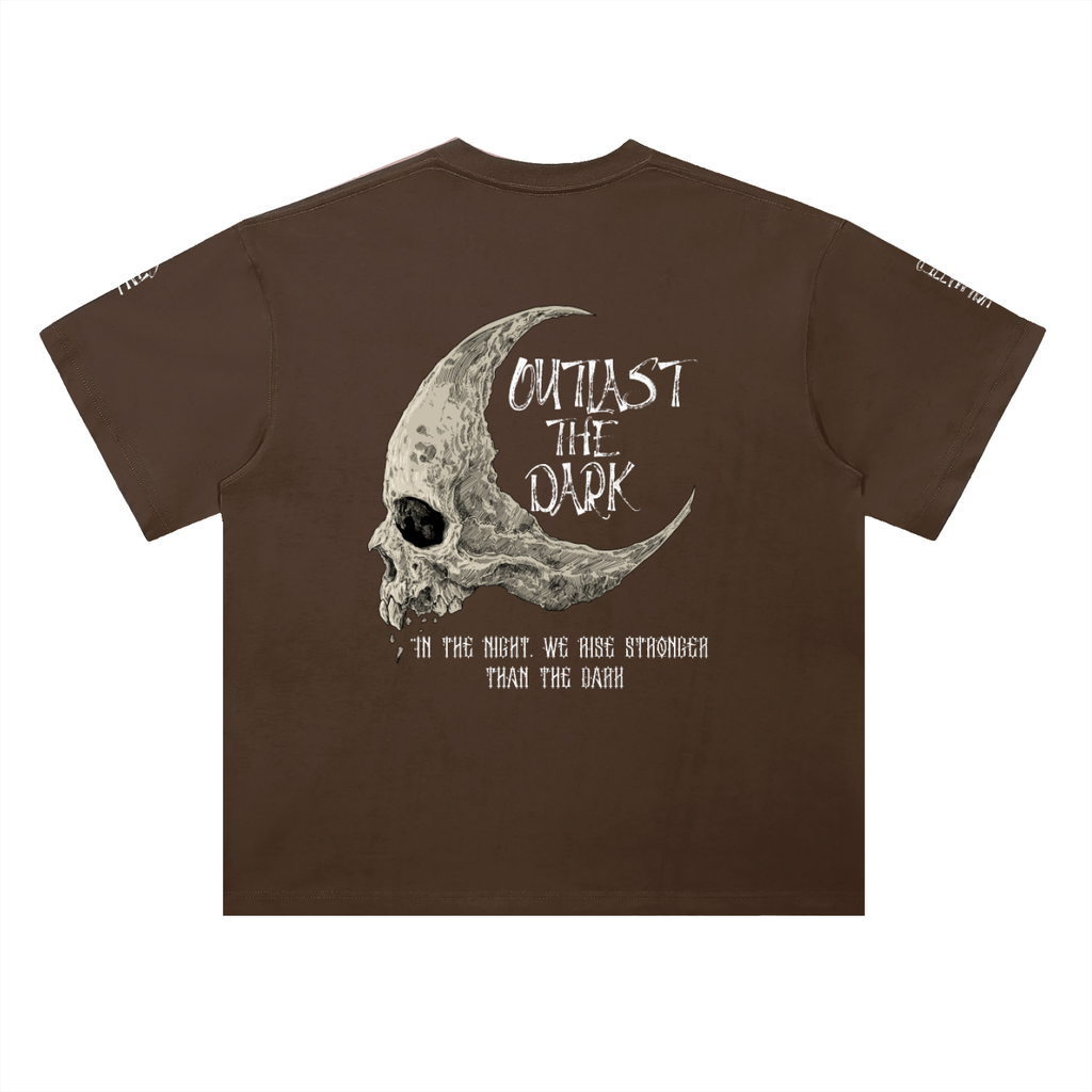 Outlast the Dark Drop Shoulder Cotton T-Shirt