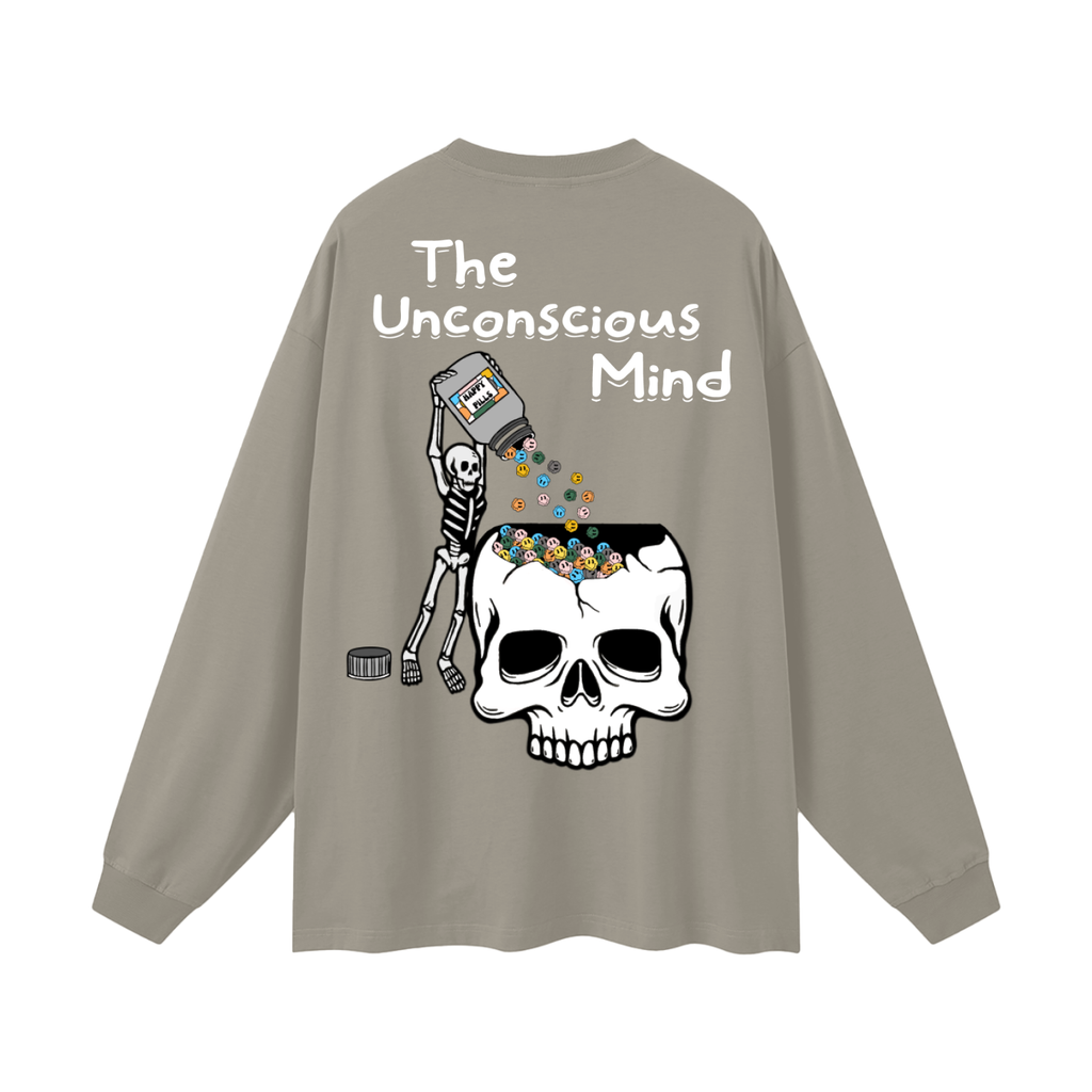 Happy Pills Oversized Unisex Long Sleeve T-Shirt