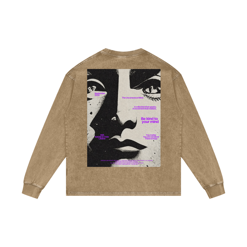 Look Closer Oversize Long Sleeve T-Shirt