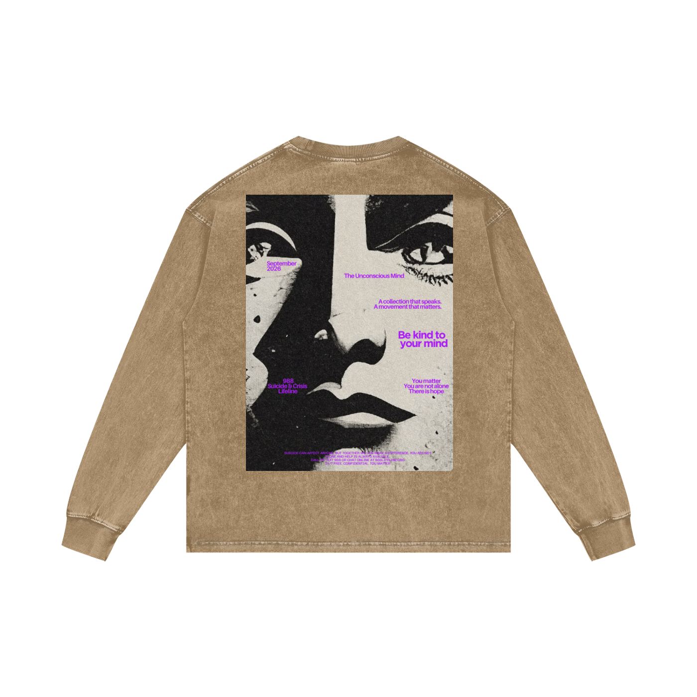 Look Closer Oversize Long Sleeve T-Shirt