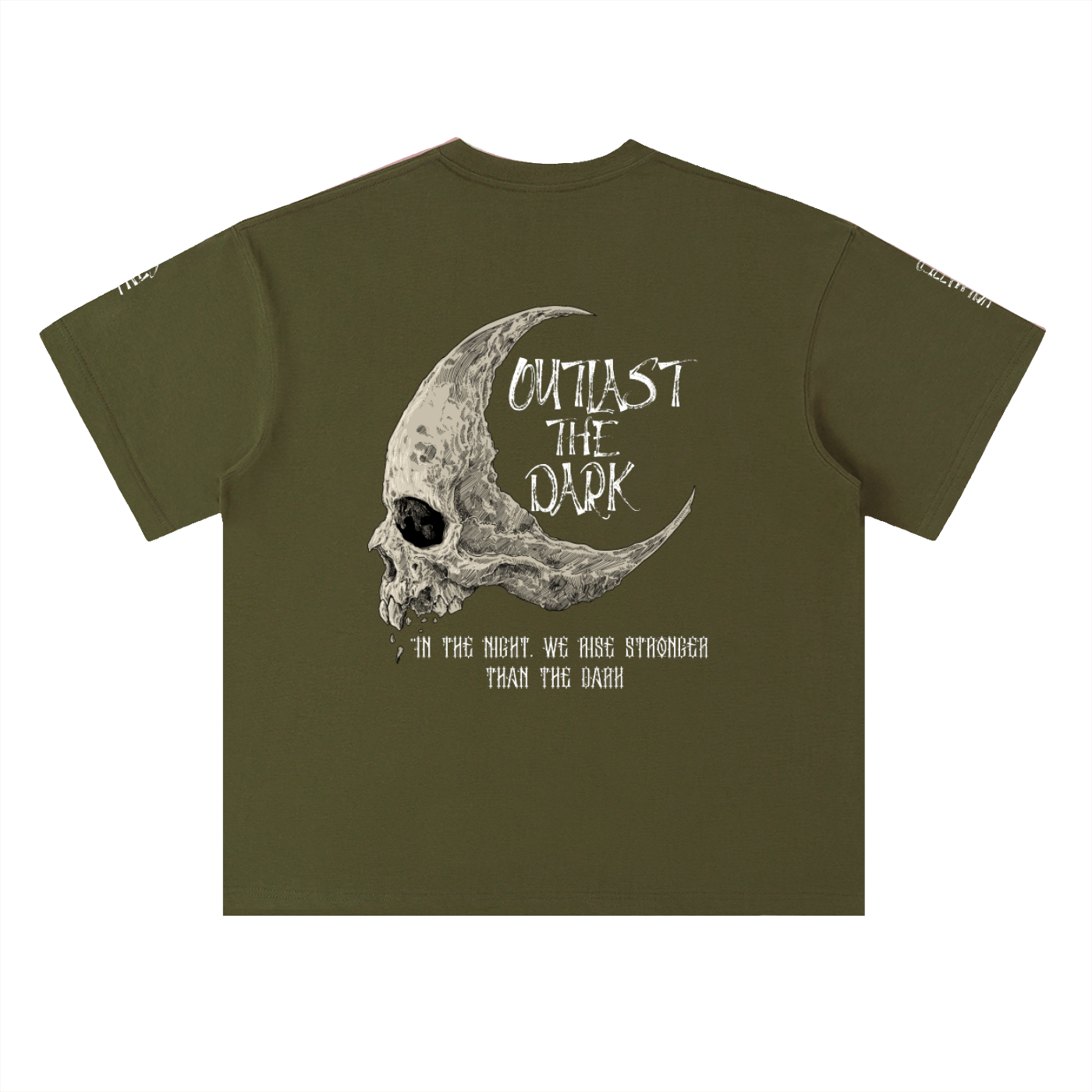Outlast the Dark Drop Shoulder Cotton T-Shirt