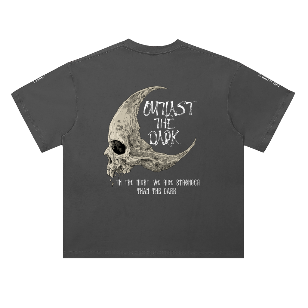 Outlast the Dark Drop Shoulder Cotton T-Shirt