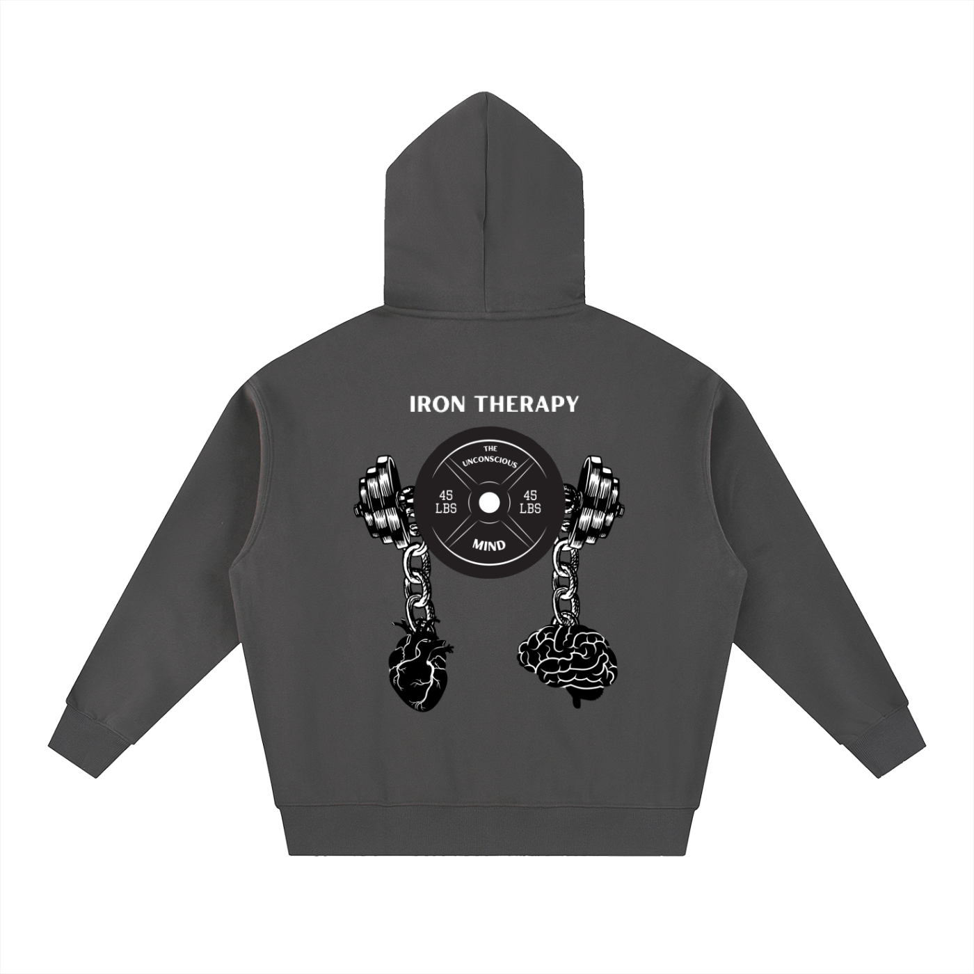 Iron Therapy Oversized Fleece Boxy Hoodie