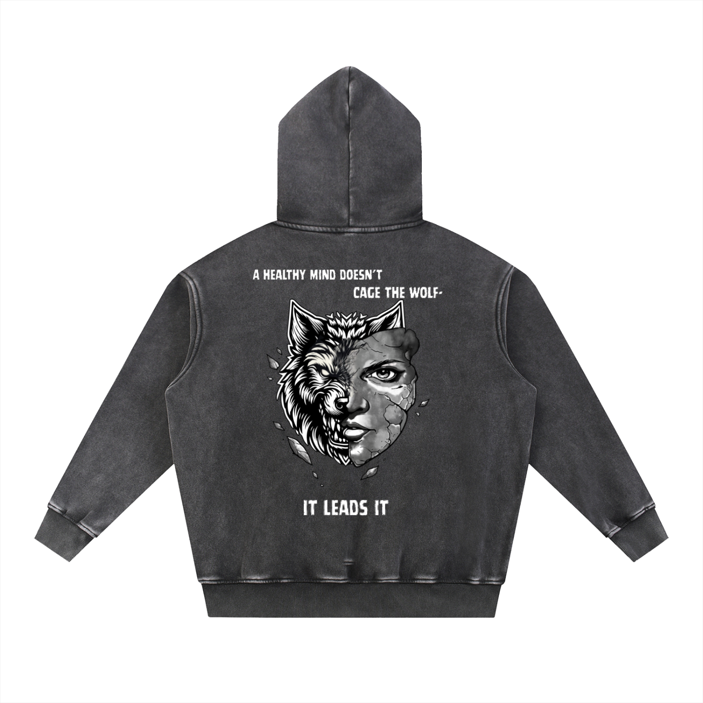 Strength Within Fleece Oversize Hoodie