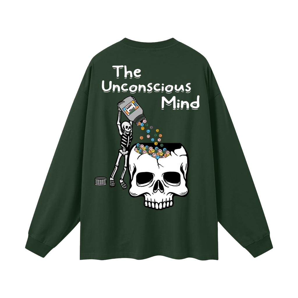 Happy Pills Oversized Unisex Long Sleeve T-Shirt