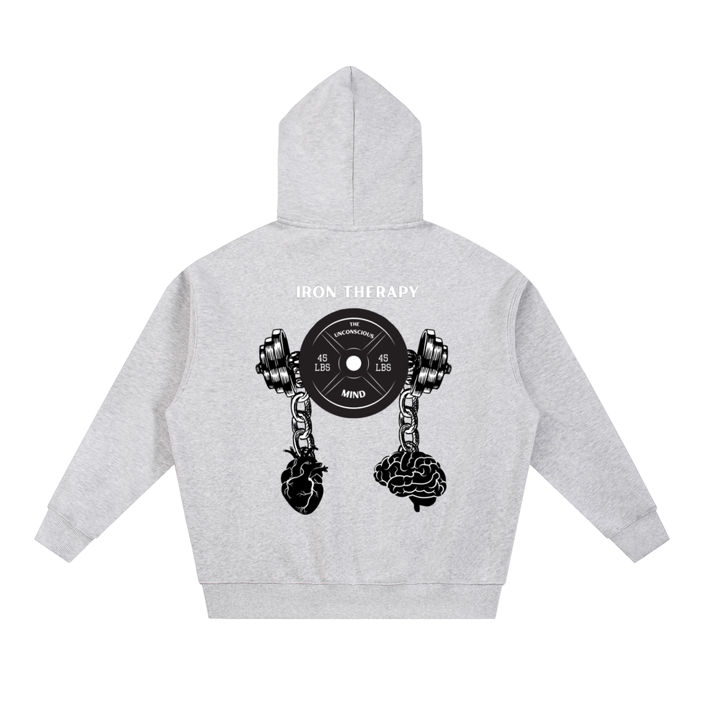 Iron Therapy Oversized Fleece Boxy Hoodie