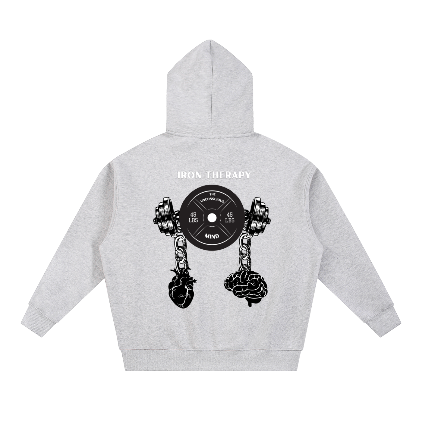 Iron Therapy Oversized Fleece Boxy Hoodie